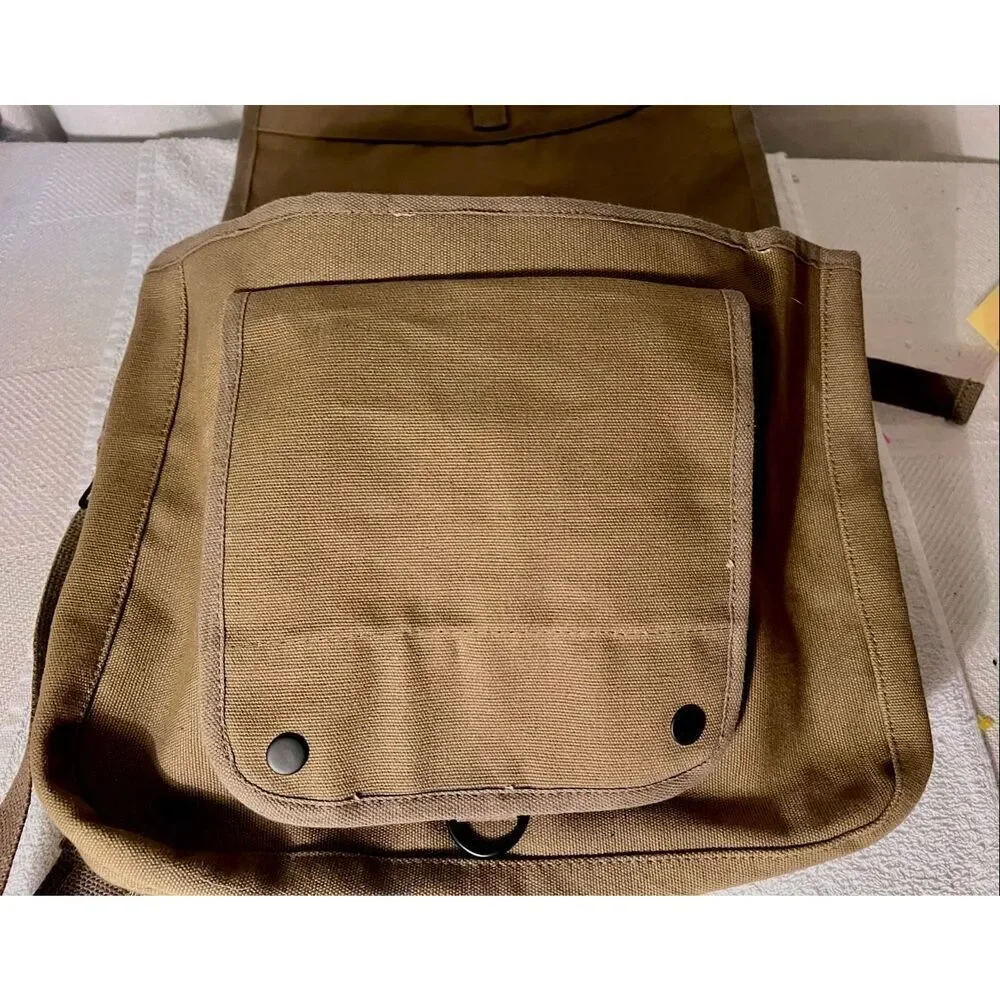 Rothco Israeli Military Paratrooper Emblem Canvas Shoulder Messenger Bag NWOT